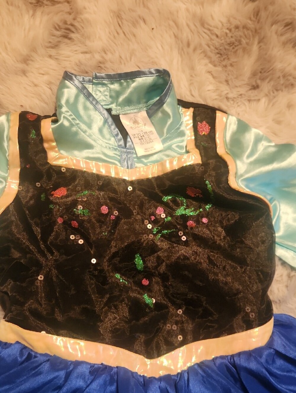Blue and Aqua Princess Dress-Up Costume - Brand Unspecified - Picture 2 of 2